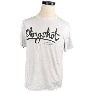 Vintage I Survived Slingshot Screamers Park Daytona Beach FL T-Shirt White